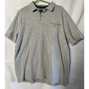 Tahari‎ Polo Shirt Mens Gray Sz XL Golf Preppy Classic Casual Activewear